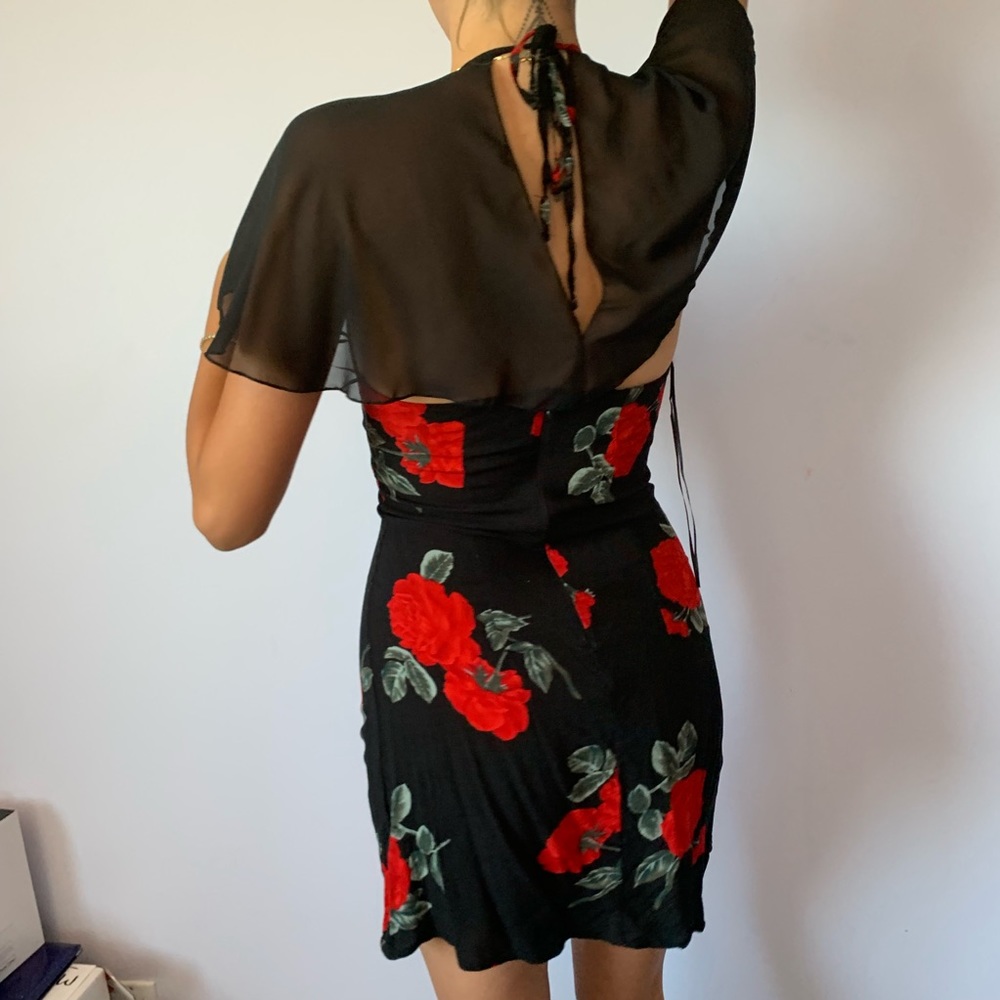 RECLAIMED VINTAGE ROSE DRESS - Picture 2 of 4